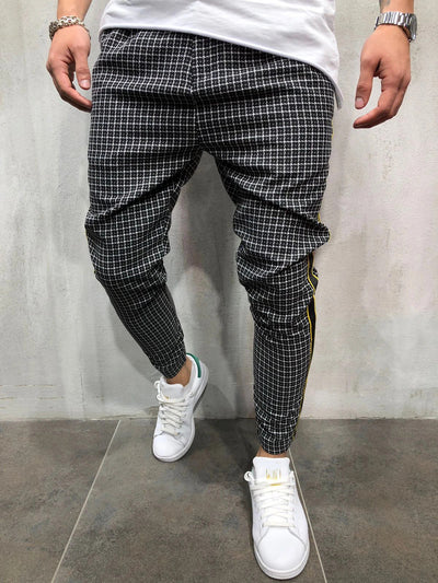 Pantalones Casuales Slim Fit con Costura de Entramado - Image 11