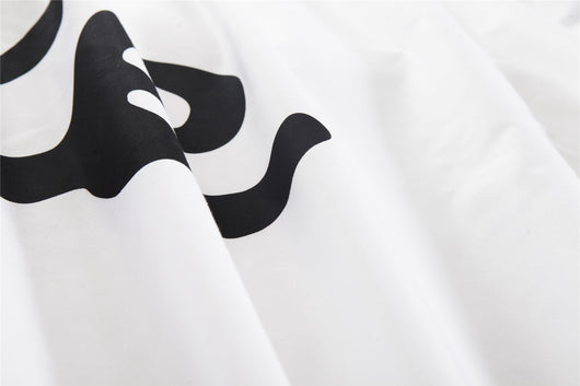 Juego de Cama Gato Blanco y Negro - Image 2
