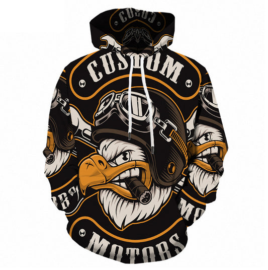 Sudadera con Capucha Estampado Cielo Nocturno 3D - Hombre Manga Larga