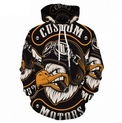 Sudadera con Capucha Estampado Cielo Nocturno 3D - Hombre Manga Larga