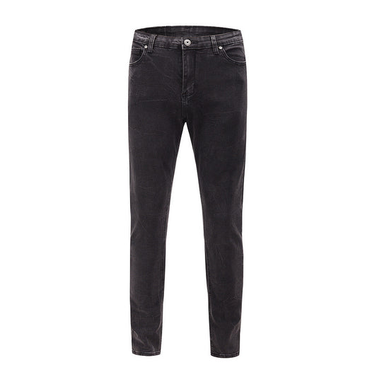 Jeans Slim Fit Efecto Nieve Desteñido