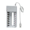 Cargador USB 8 Espacios para Pilas Recargables AA y AAA
