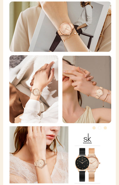Reloj de Cuarzo Shengqi SK9 para Mujer - Diseño Elegante y Preciso - Image 9