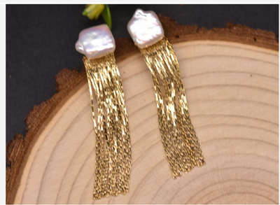 Aretes Barrocos con Borla - Diseño Elegante que Afina el Rostro - Image 5