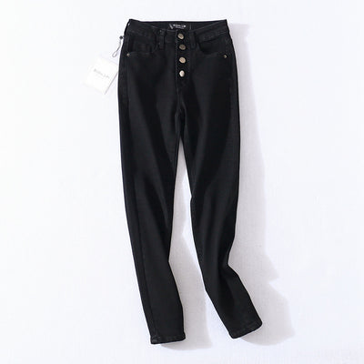 Jeans Skinny Cintura Alta con Cuatro Botones y Máximo Estiramiento - Image 12