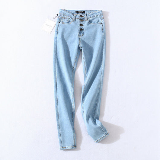 Jeans Skinny Cintura Alta con Cuatro Botones y Máximo Estiramiento - Image 11