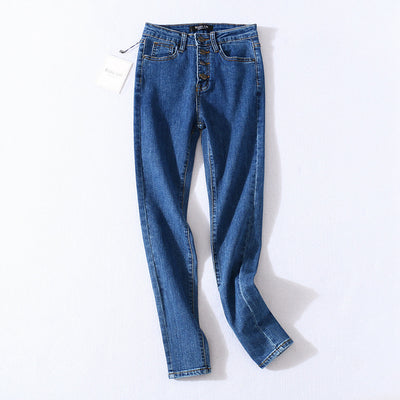 Jeans Skinny Cintura Alta con Cuatro Botones y Máximo Estiramiento - Image 13