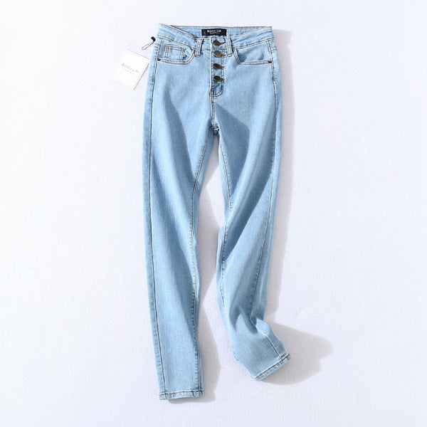 Jeans Skinny Cintura Alta con Cuatro Botones y Máximo Estiramiento - Image 6