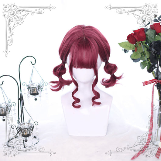 Peluca Lolita Harajuku Rizada Suave - Cabello Corto Japonés Adorable - Image 9