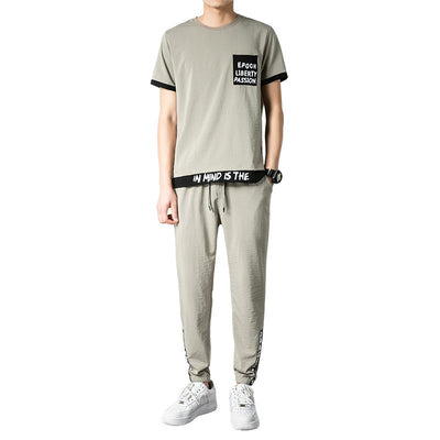 Conjunto Deportivo Hombre Manga Corta Seda Helada - Casual y Fresco - Image 9