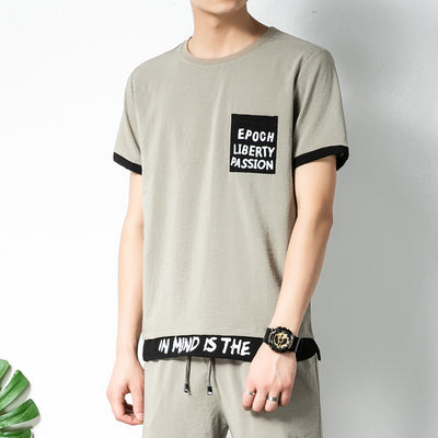 Conjunto Deportivo Hombre Manga Corta Seda Helada - Casual y Fresco - Image 11