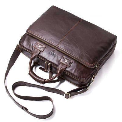 Maletín de Cuero para Hombre con Gran Capacidad - Bolsa Profesional - Image 8