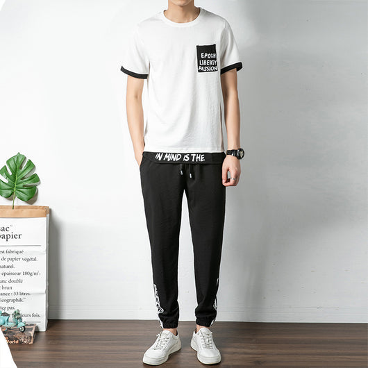 Conjunto Deportivo Hombre Manga Corta Seda Helada - Casual y Fresco - Image 5