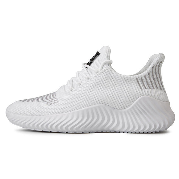 Zapatos Deportivos de Malla para Hombre - Blanco Clásico