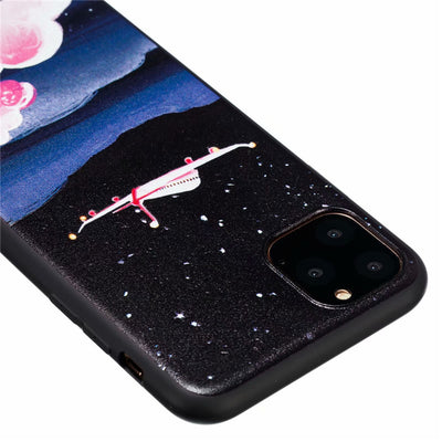 Funda para Teléfono con Relieve de Planetas del Universo y Cielo Estrellado - Image 3