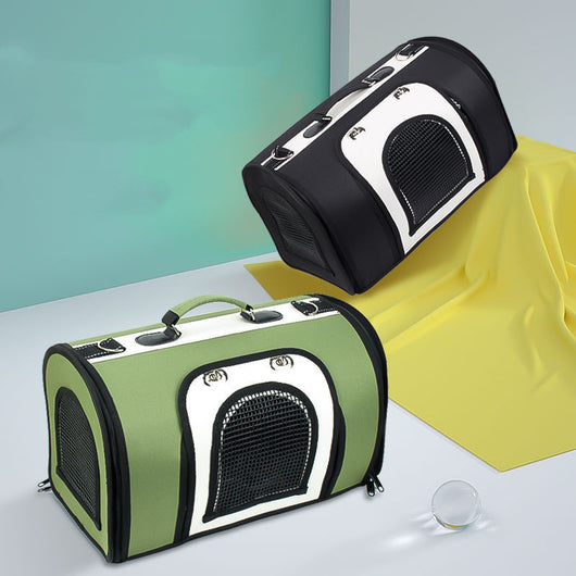 Mochila Transportadora para Gatos y Perros - Cápsula Espacial Respirable