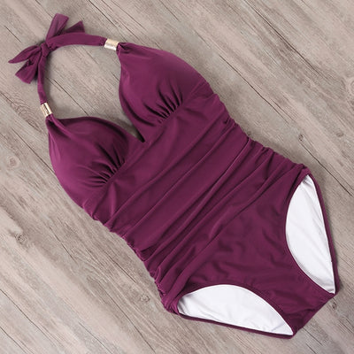 Traje de Baño Bikini Retro a Rayas para Mujer - Image 15