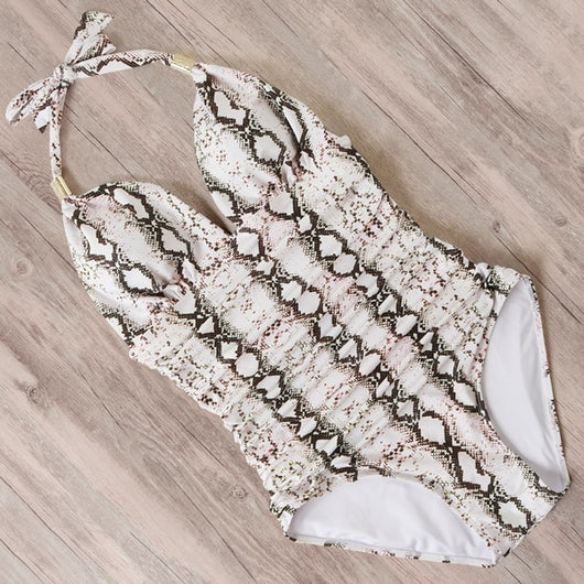 Traje de Baño Bikini Retro a Rayas para Mujer - Image 11