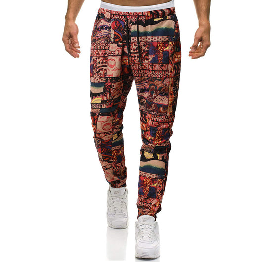 Pantalones Harem Étnicos Retro de Algodón y Lino Talla Grande - Image 31