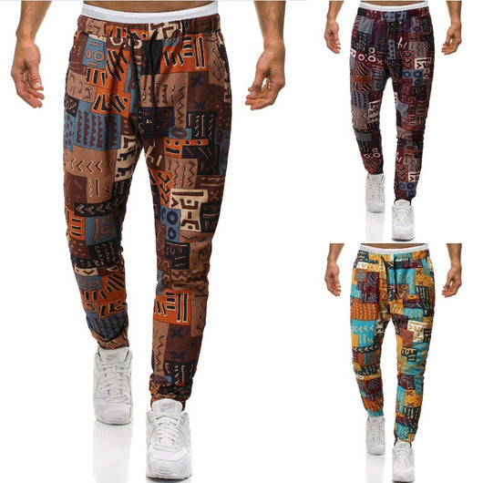 Pantalones Harem Étnicos Retro de Algodón y Lino Talla Grande - Image 30