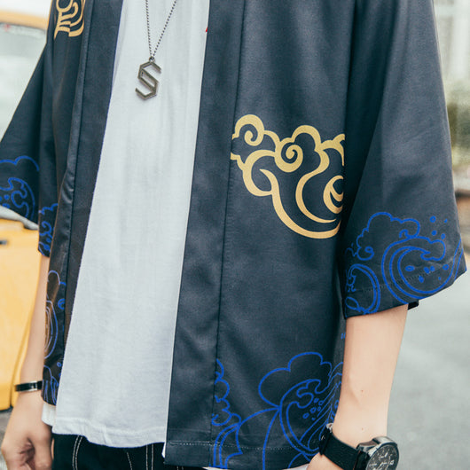 Cardigan Estampado Floral Hanfu - Protección Solar Elegante - Image 10