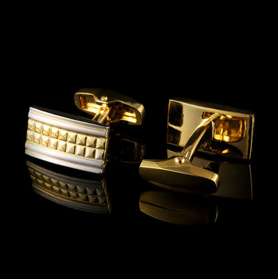 Botones de Puño Dorados Estilo Francés - Image 2