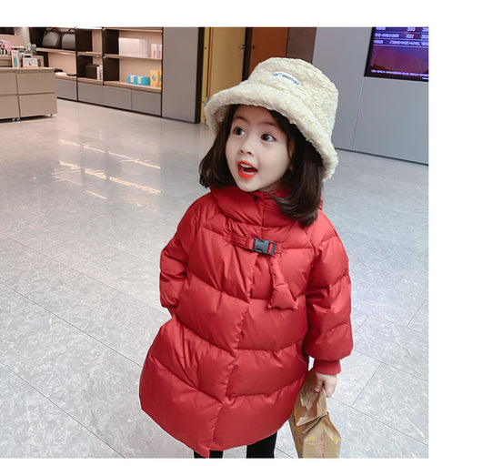 Chaqueta de Plumón para Niña Invierno Estilo Occidental - Image 9