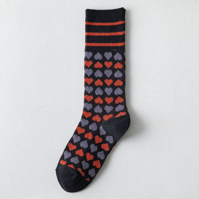 Calcetines Largos Estilo Británico Mori Harajuku - Diseño Complejo Hong Kong Taiwan - Image 13