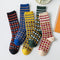 Calcetines Largos Estilo Británico Mori Harajuku - Diseño Complejo Hong Kong Taiwan