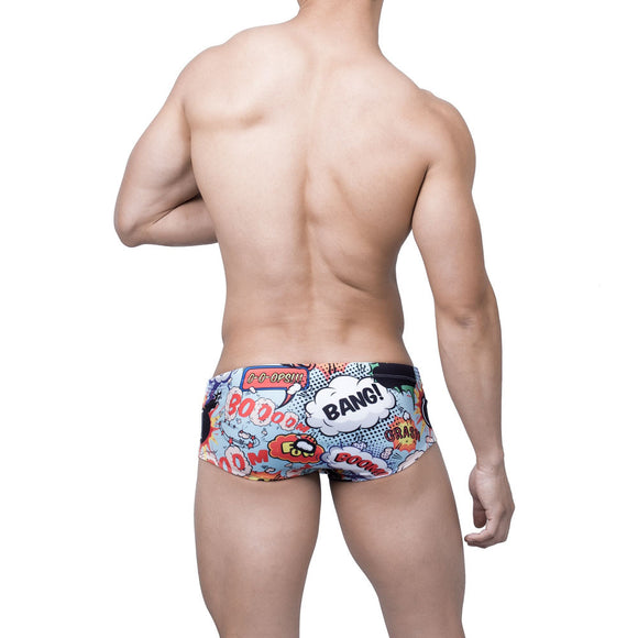 Bóxer de Baño Estampado Explosivo para Hombre - Diseño Sexy y Moderno