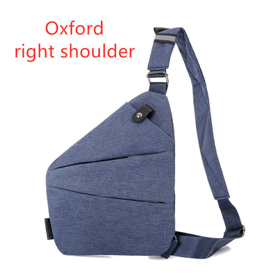 Bolsa de Lona para Hombre - Mochila Cruzada Multifunción con Protección Antirrobo - Image 12