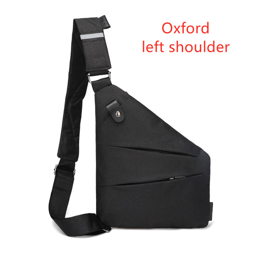Bolsa de Lona para Hombre - Mochila Cruzada Multifunción con Protección Antirrobo - Image 8