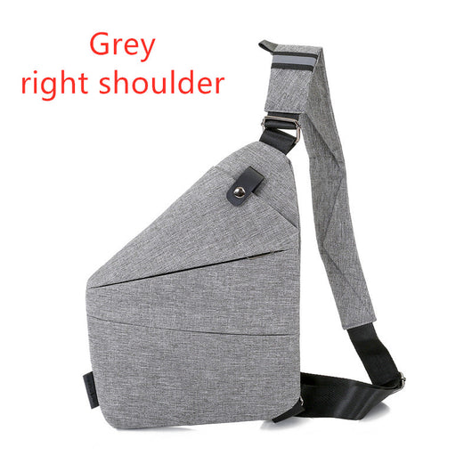 Bolsa de Lona para Hombre - Mochila Cruzada Multifunción con Protección Antirrobo - Image 6