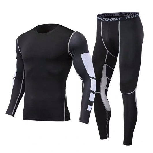Conjunto Deportivo Térmico de Dos Piezas con Manga Larga para Hombre - Image 15