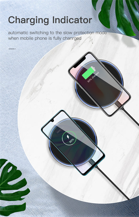 Cargador Inalámbrico Qi 15W Compatible con iPhone y Samsung - VIKEFON - Image 11