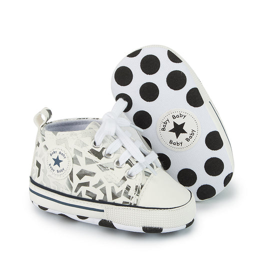 Zapatillas de Lona para Bebé con Diseño Graffiti - Suela Suave - Image 5
