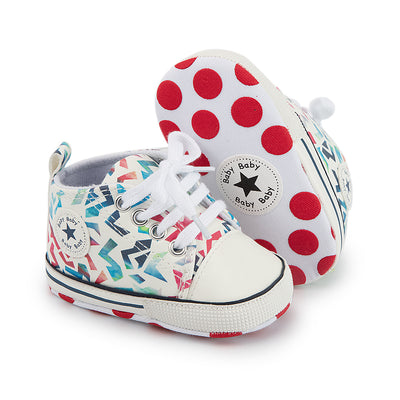 Zapatillas de Lona para Bebé con Diseño Graffiti - Suela Suave - Image 3