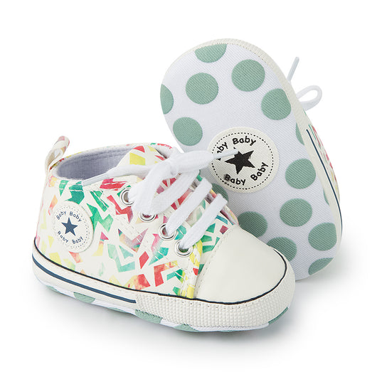 Zapatillas de Lona para Bebé con Diseño Graffiti - Suela Suave - Image 7