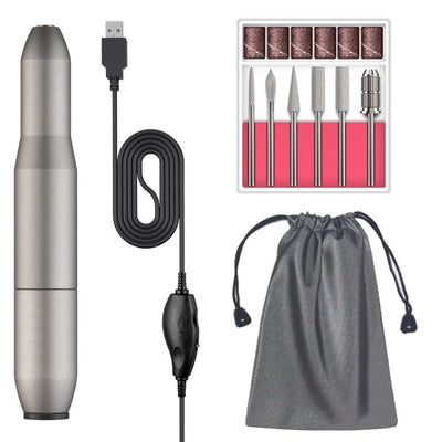 Pluma Pulidora de Uñas Eléctrica Compacta con Velocidad Ajustable - Image 12