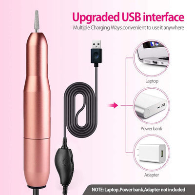Pluma Pulidora de Uñas Eléctrica Compacta con Velocidad Ajustable - Image 5