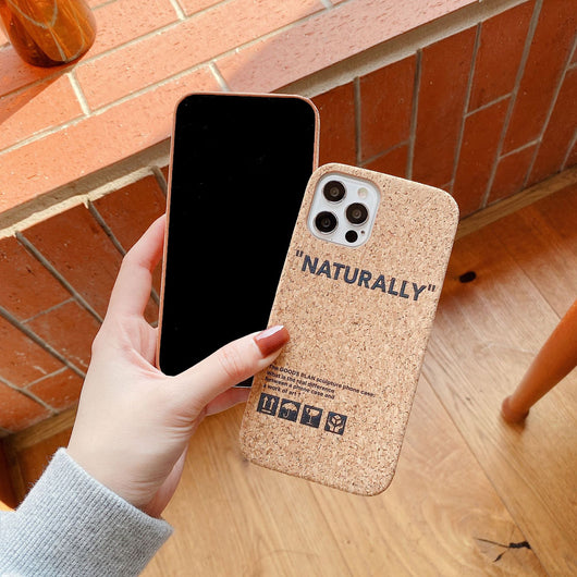 Funda de Cuero para iPhone con Diseño de Grano de Madera Natural - Image 8