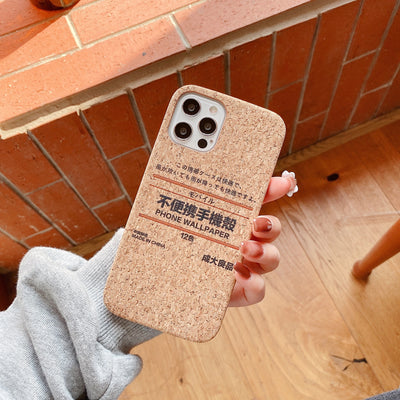 Funda de Cuero para iPhone con Diseño de Grano de Madera Natural - Image 9