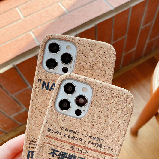Funda de Cuero para iPhone con Diseño de Grano de Madera Natural - Image 18