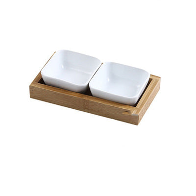 Juego de Platos de Cerámica Estilo Japonés con Bandeja de Bambú - Image 15