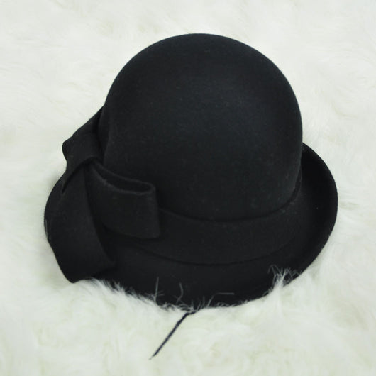 Sombrero Pescador de Lana con Gran Moño y Ala Redondeada - Image 13