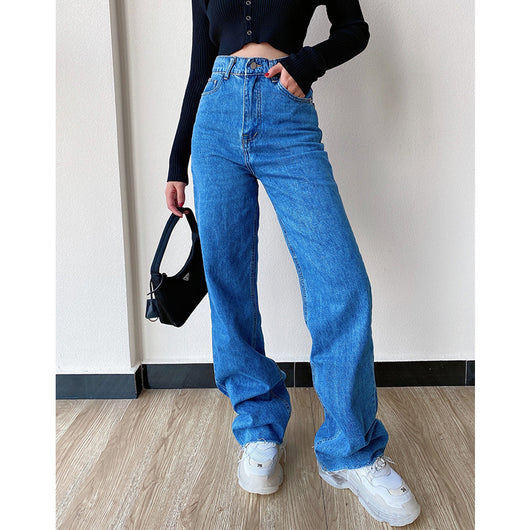 Jeans Blancos Cintura Alta Ajustados - Image 6