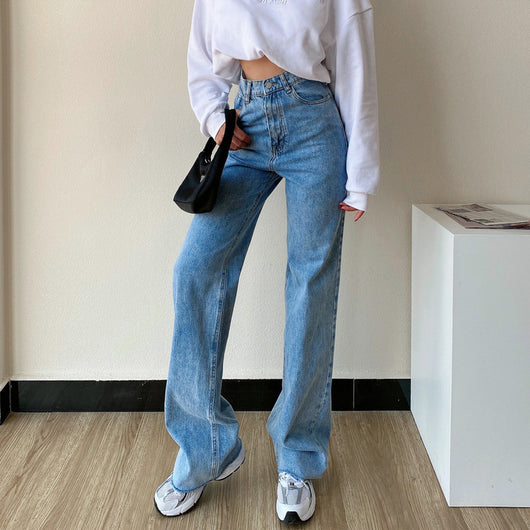 Jeans Blancos Cintura Alta Ajustados - Image 9