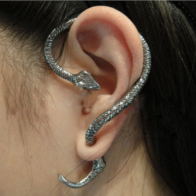 Aros Serpiente Retro con Diseño Exagerado y Ondulante - Image 6