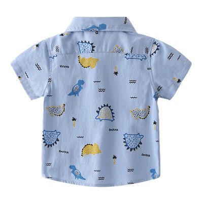 Playera Infantil de Verano con Estampado Cartoon Estilo Coreano - Image 7