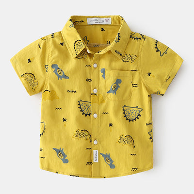 Playera Infantil de Verano con Estampado Cartoon Estilo Coreano - Image 9
